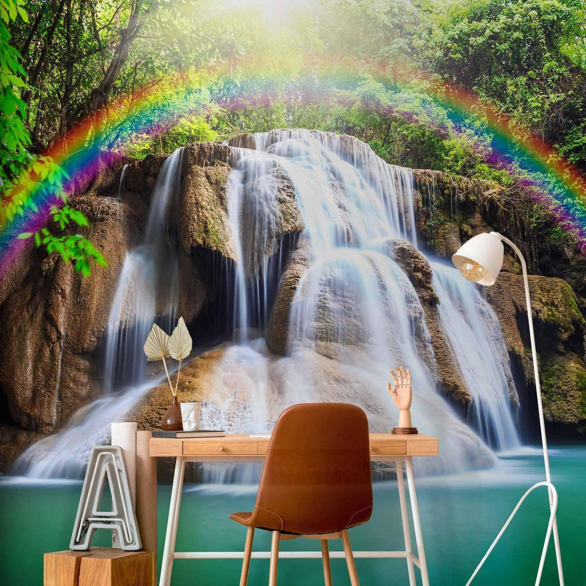 Fototapete - Waterfall of Fulfilled Wishes