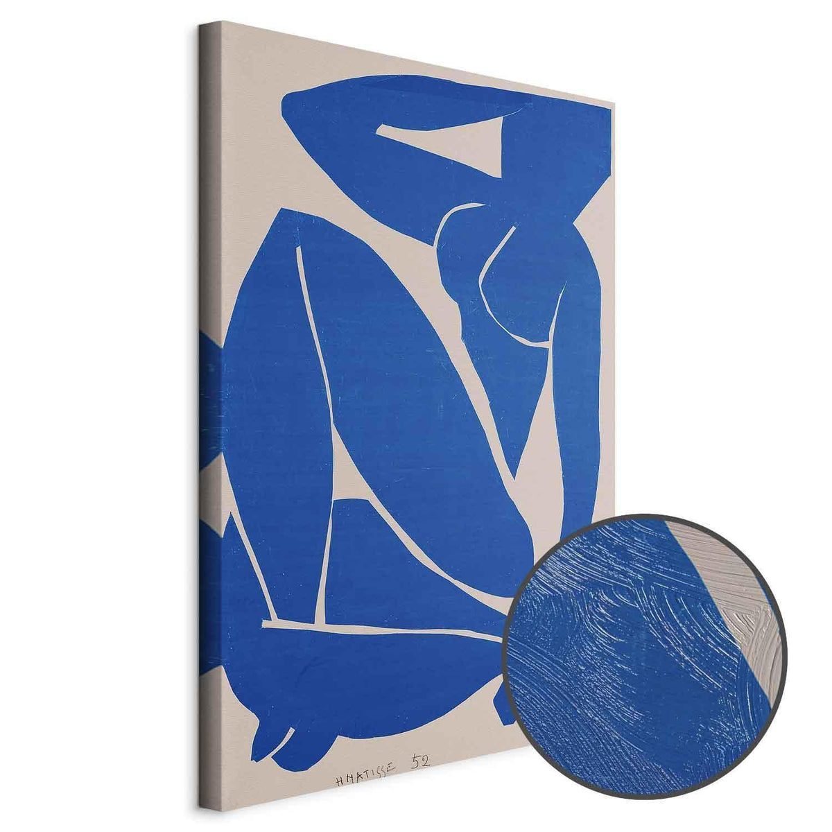 Leinwandbild - Henri Matisse – Blue Nude III