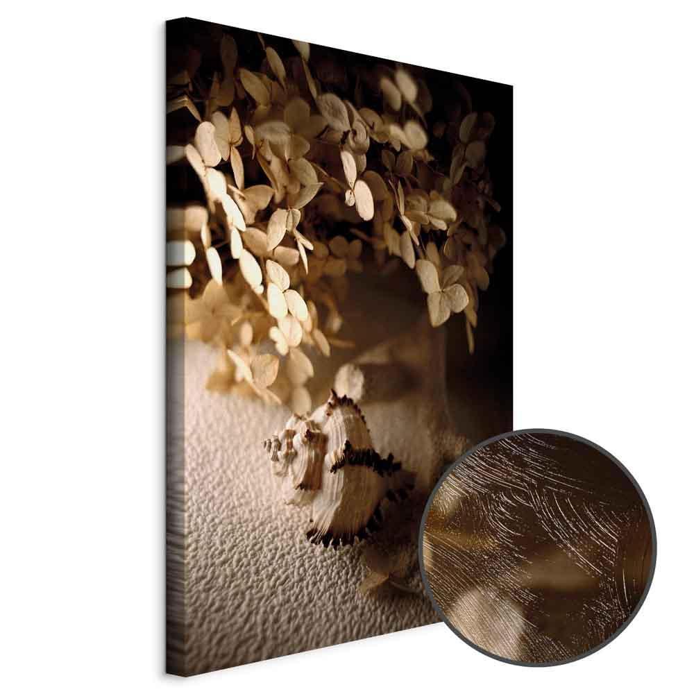 Leinwandbild - Humming Seashell (1 Part) Vertical