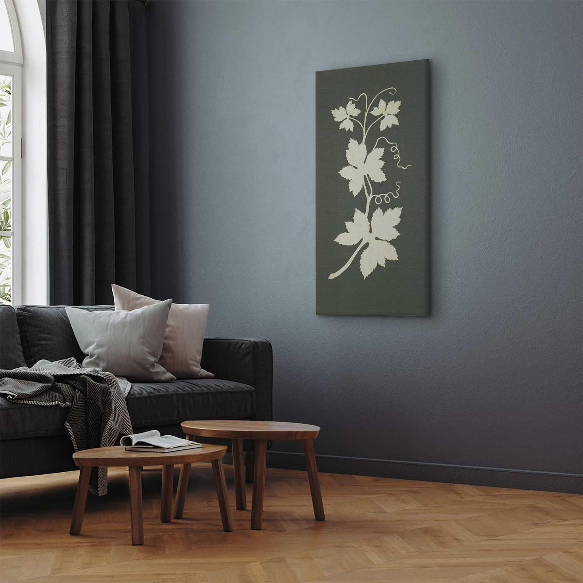 Leinwandbild - Philipp Otto Runge – Hop plant