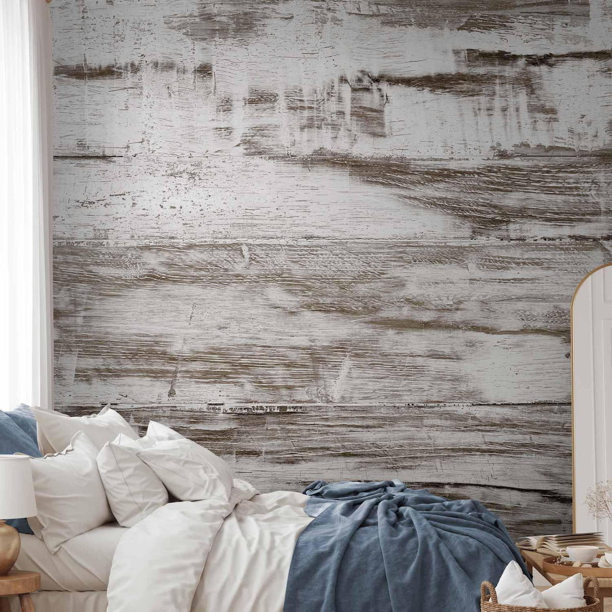 Fototapete - Shabby Chic Wood