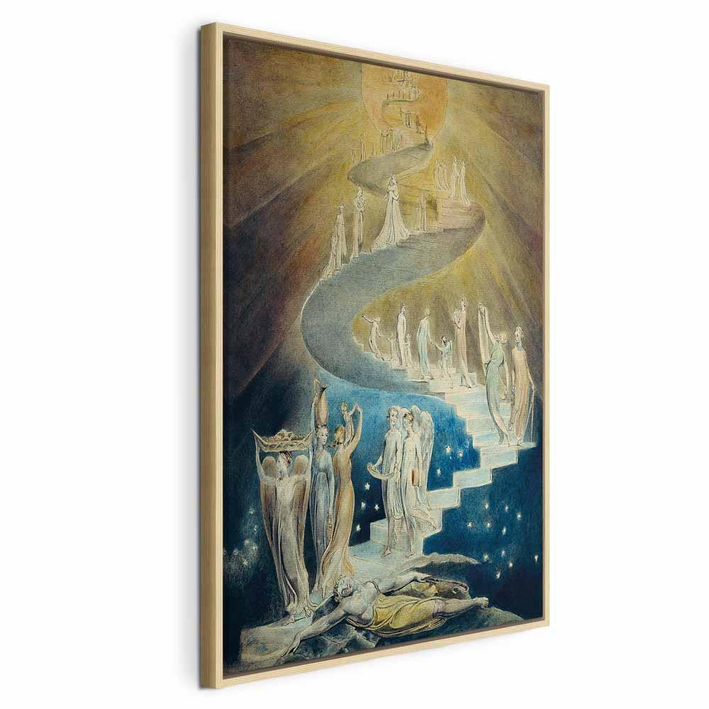 Leinwandbild Jakobsleiter William Blake – Religiöse Kunstgeschichte