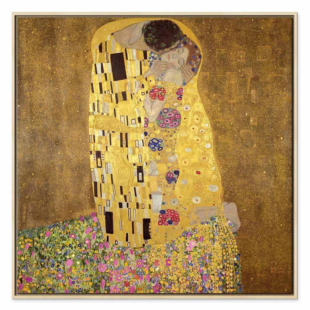 Leinwandbild - Gustav Klimt – Kiss