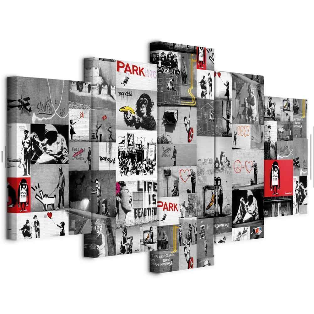 Leinwandbild - Street Art: Banksy IV
