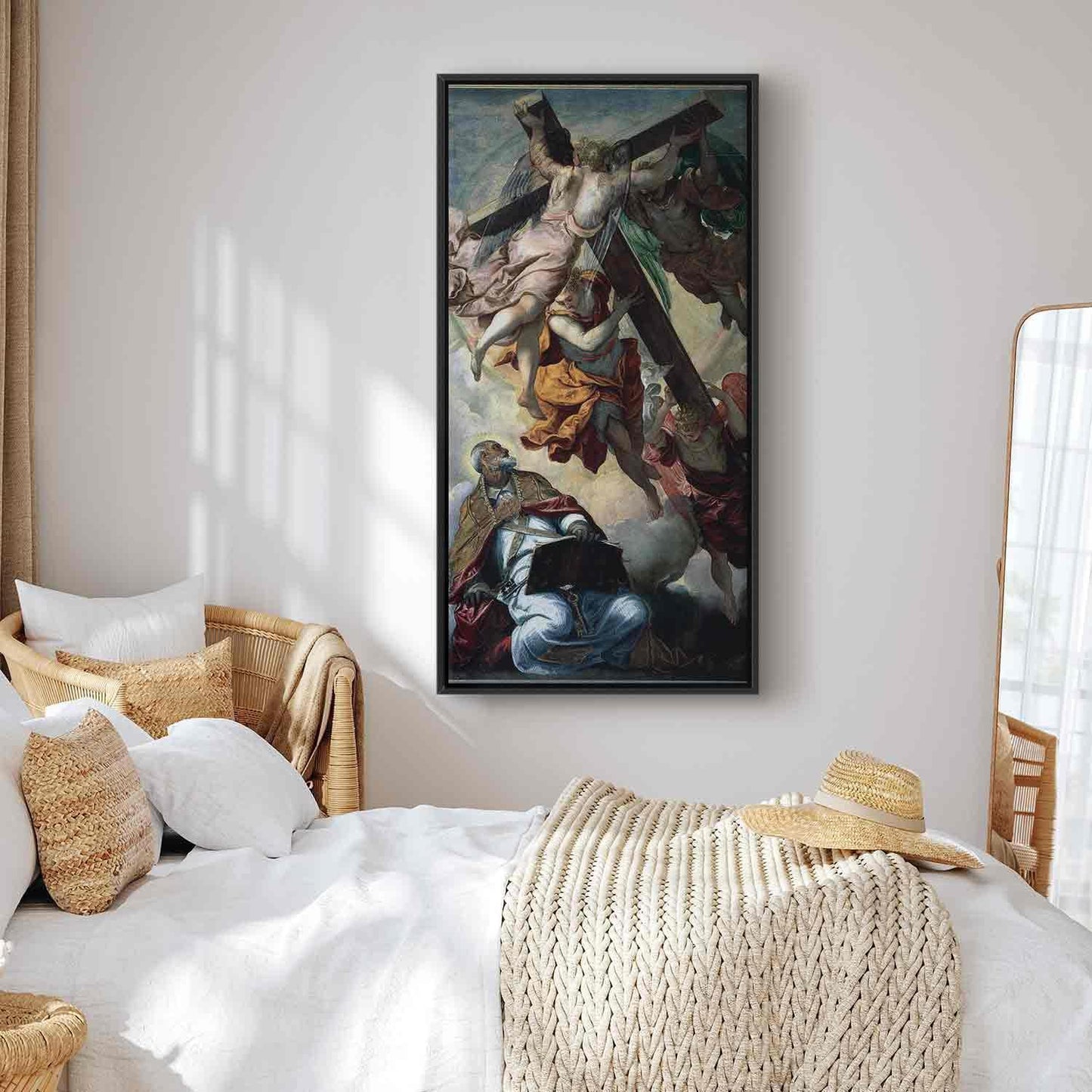 Leinwandbild - Apparition of the Cross to St Peter (Tintoretto ) Artgeist
