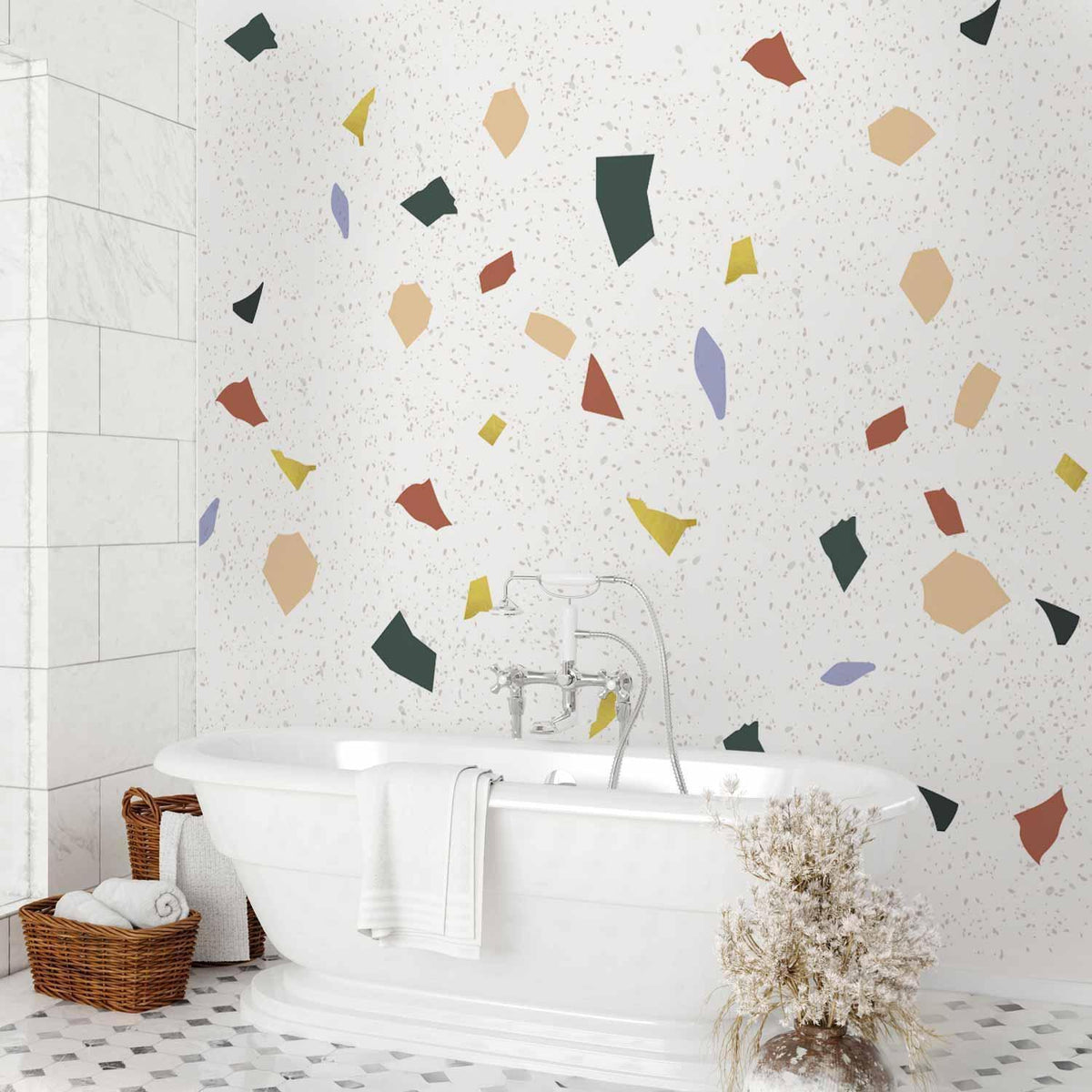 Fototapete - Subtle Terrazzo Pattern