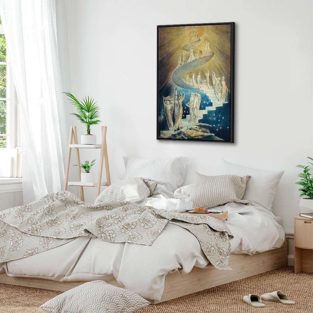 Leinwandbild Jakobsleiter William Blake – Religiöse Kunstgeschichte