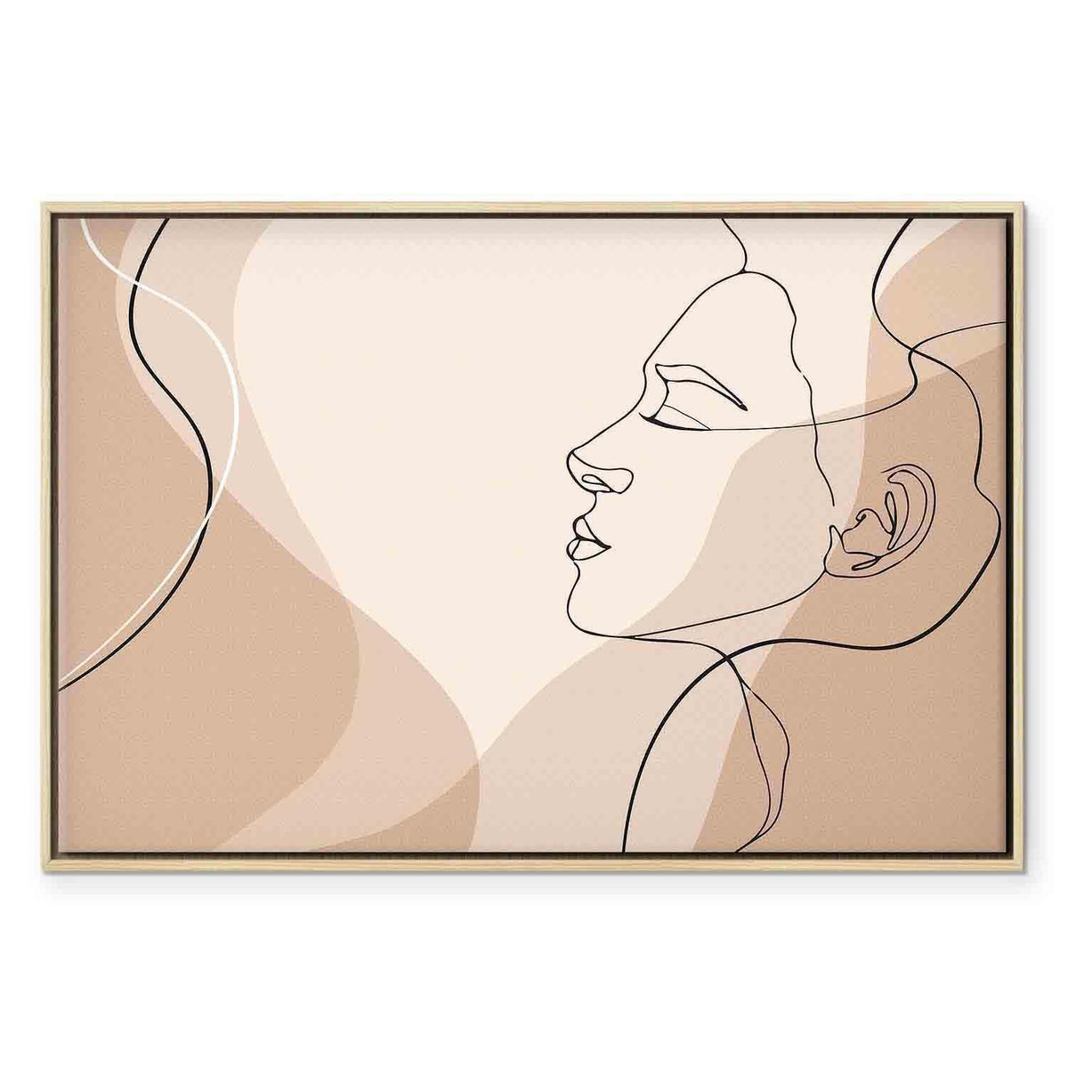 Leinwandbild - Feminine line