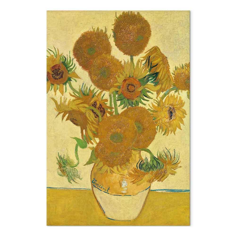 Leinwandbild - Vincent van Gogh – Sunflowers