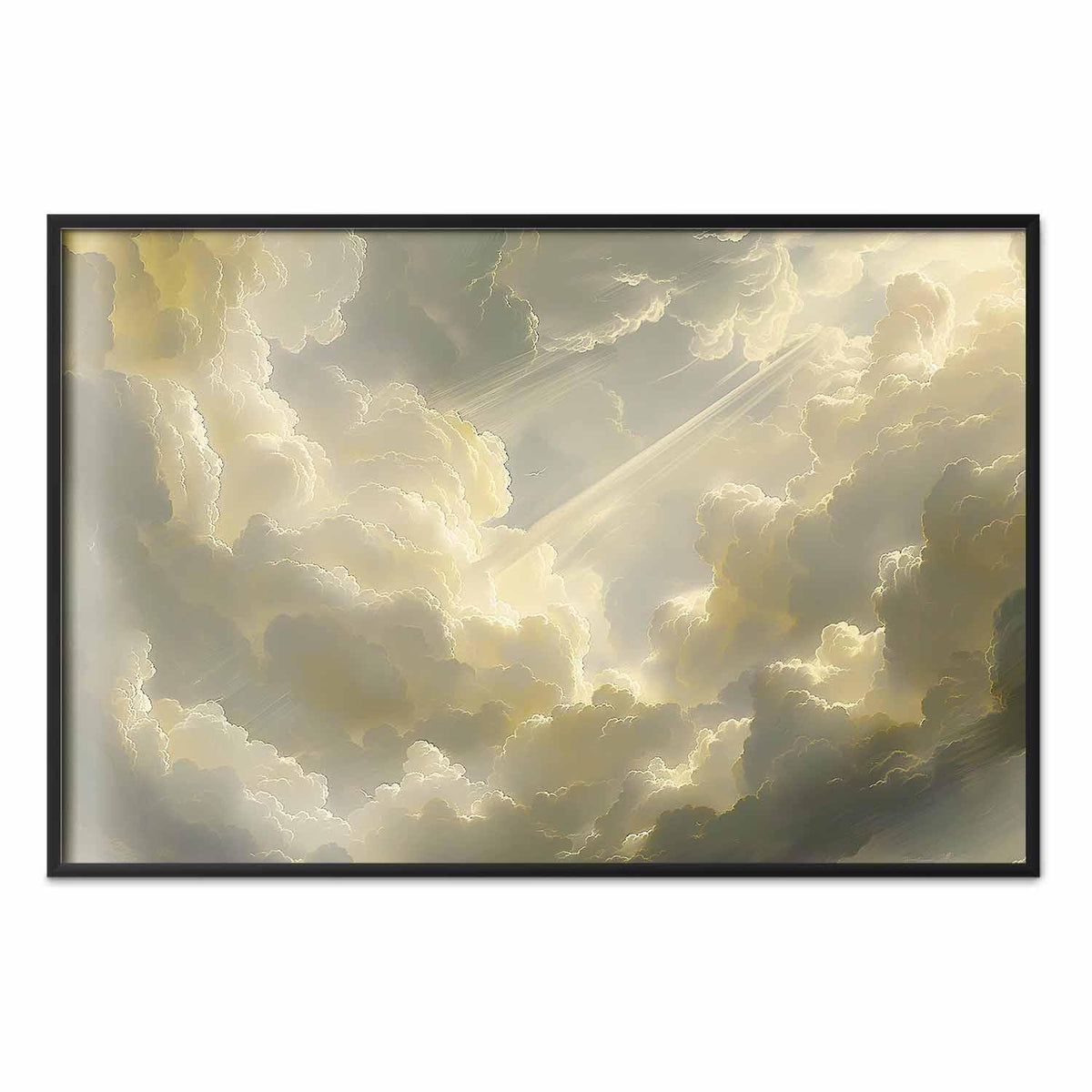 Poster - Fascinating Play of Colors Against the Clouds