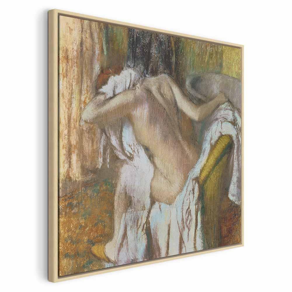 Leinwandbild - Edgar Degas – Woman drying herself