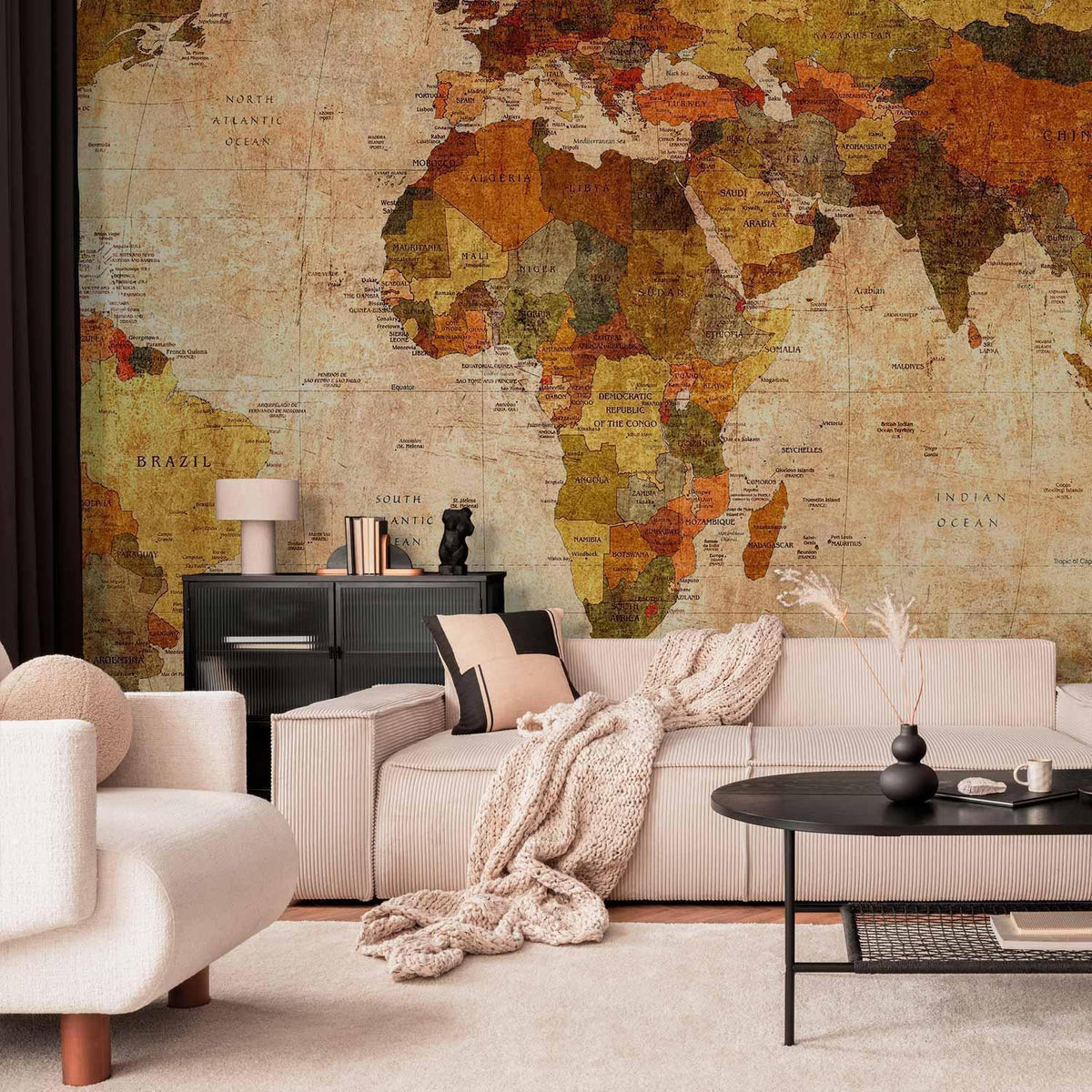 Fototapete - Old World Map