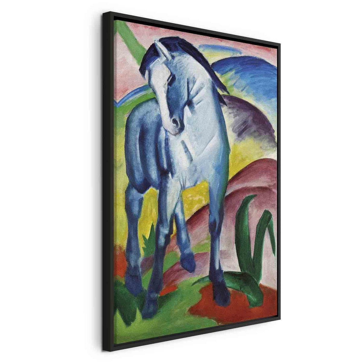 Leinwandbild - Franz Marc – Blue Horse
