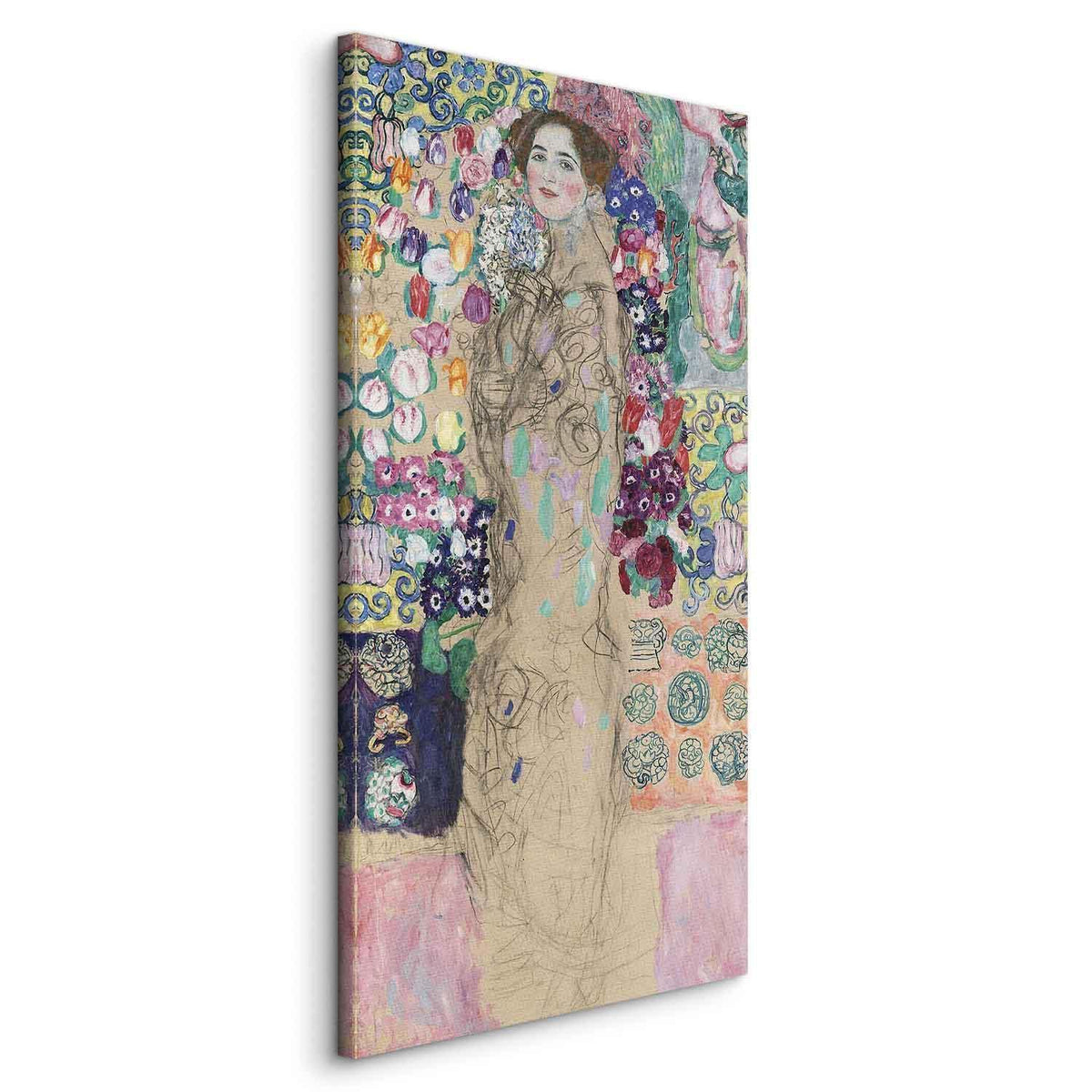 Leinwandbild - Gustav Klimt – Posthumous Portrait of Ria Munk III