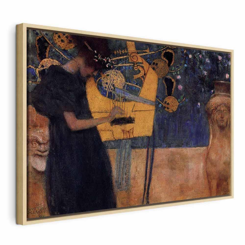 Leinwandbild - Gustav Klimt – Music