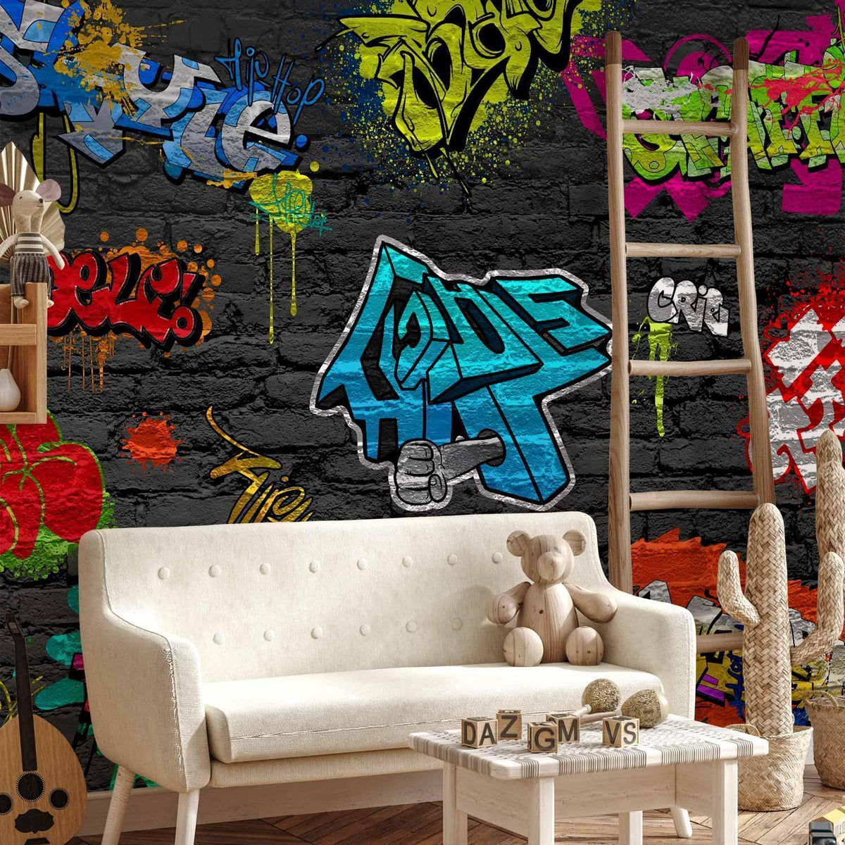 Fototapete - Graffiti wall
