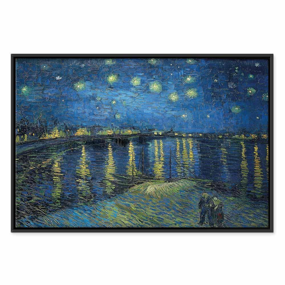 Leinwandbild - Vincent van Gogh – Starry Night Over the Rhône