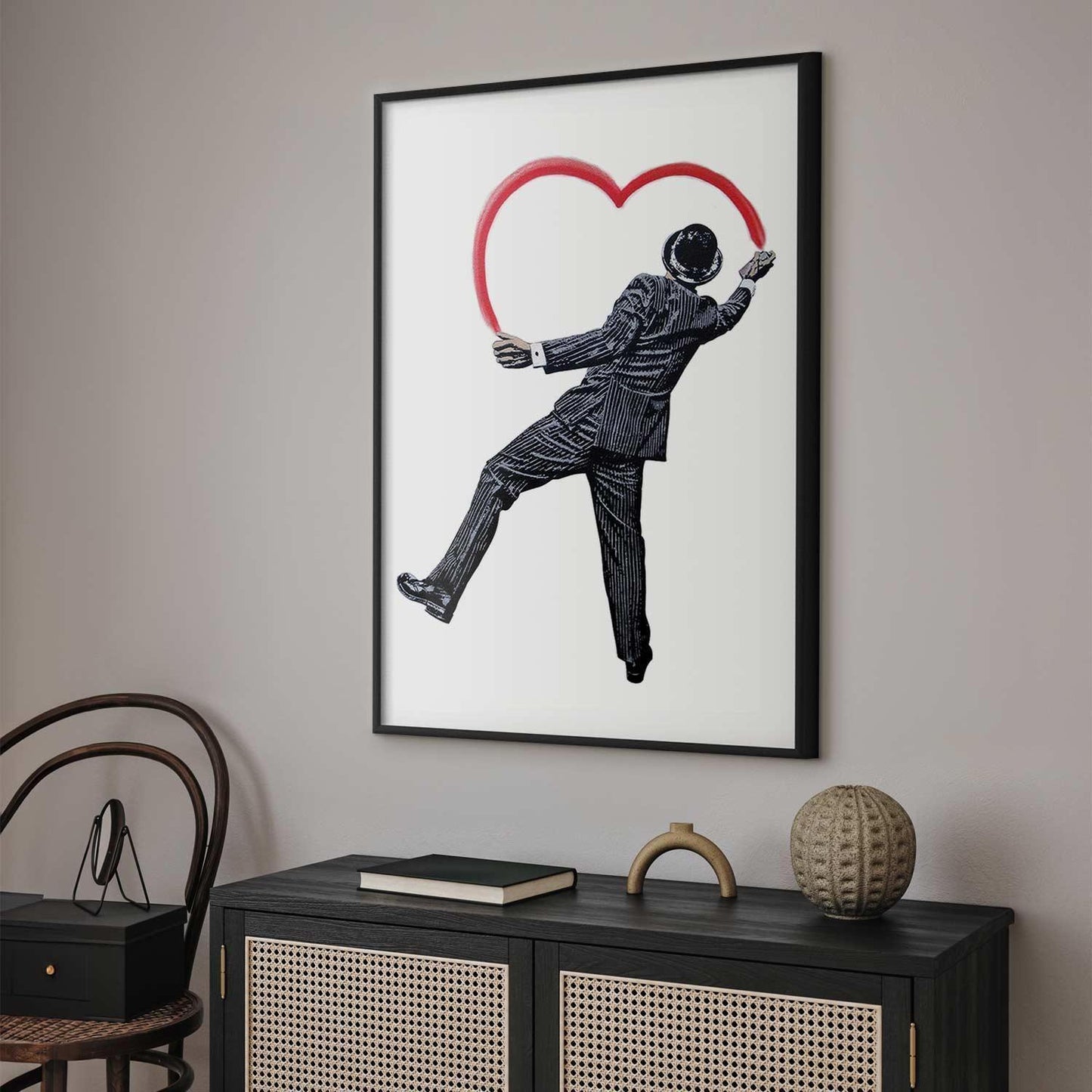 Poster - Elegant Graffiti Artist Artgeist