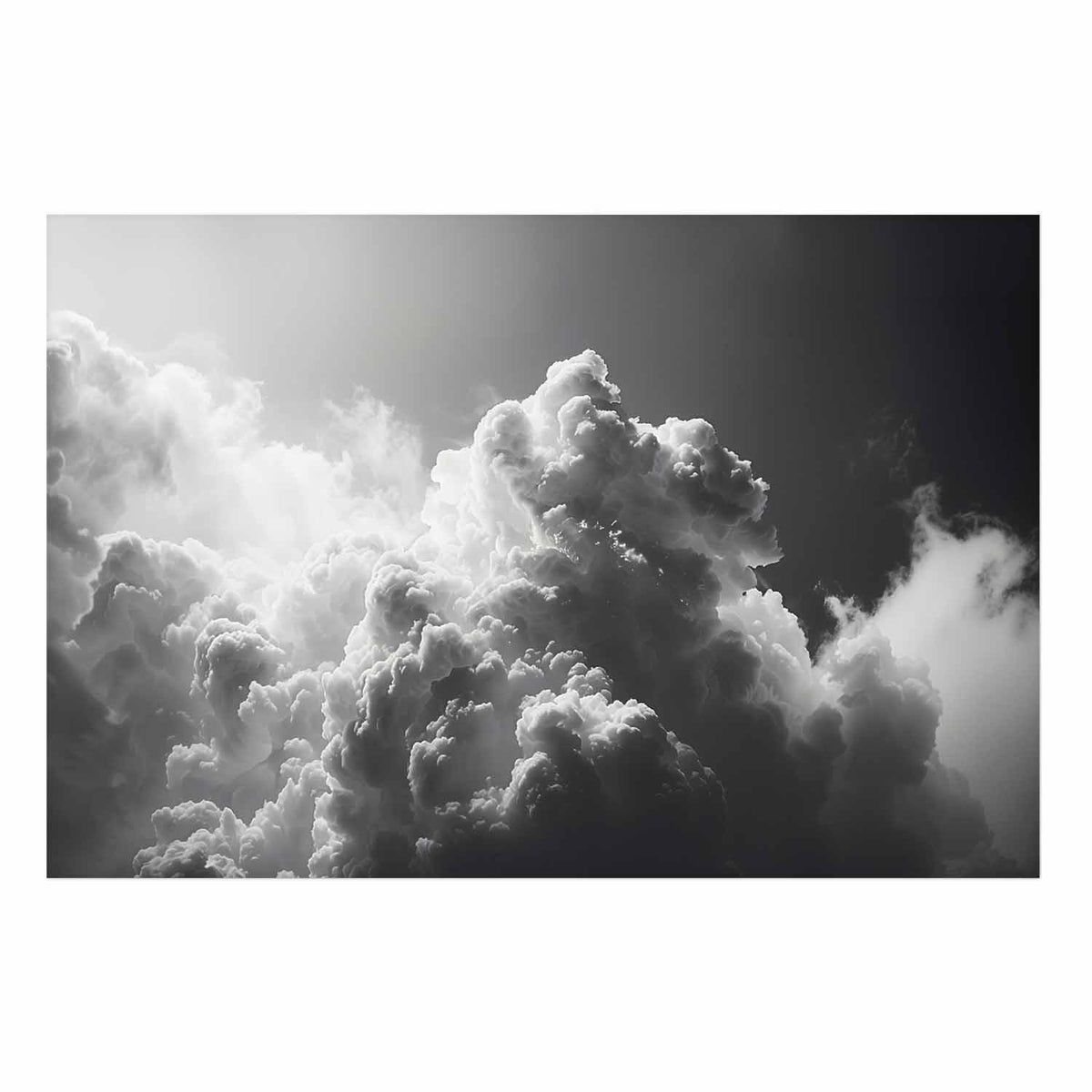 Poster - Extraordinary Phenomenon: The Sun Illuminating Dark Clouds