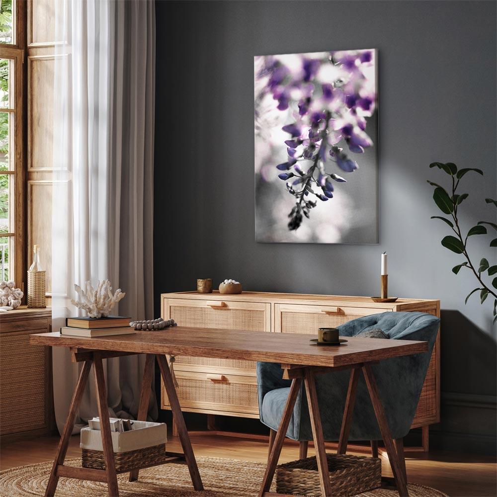 Leinwandbild - Violet Ringtones (1 Part) Vertical