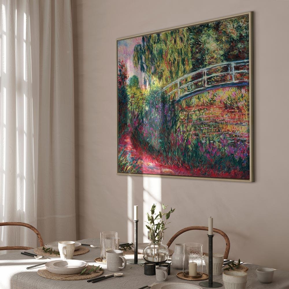 Leinwandbild - Claude Monet – The Japanese Footbridge
