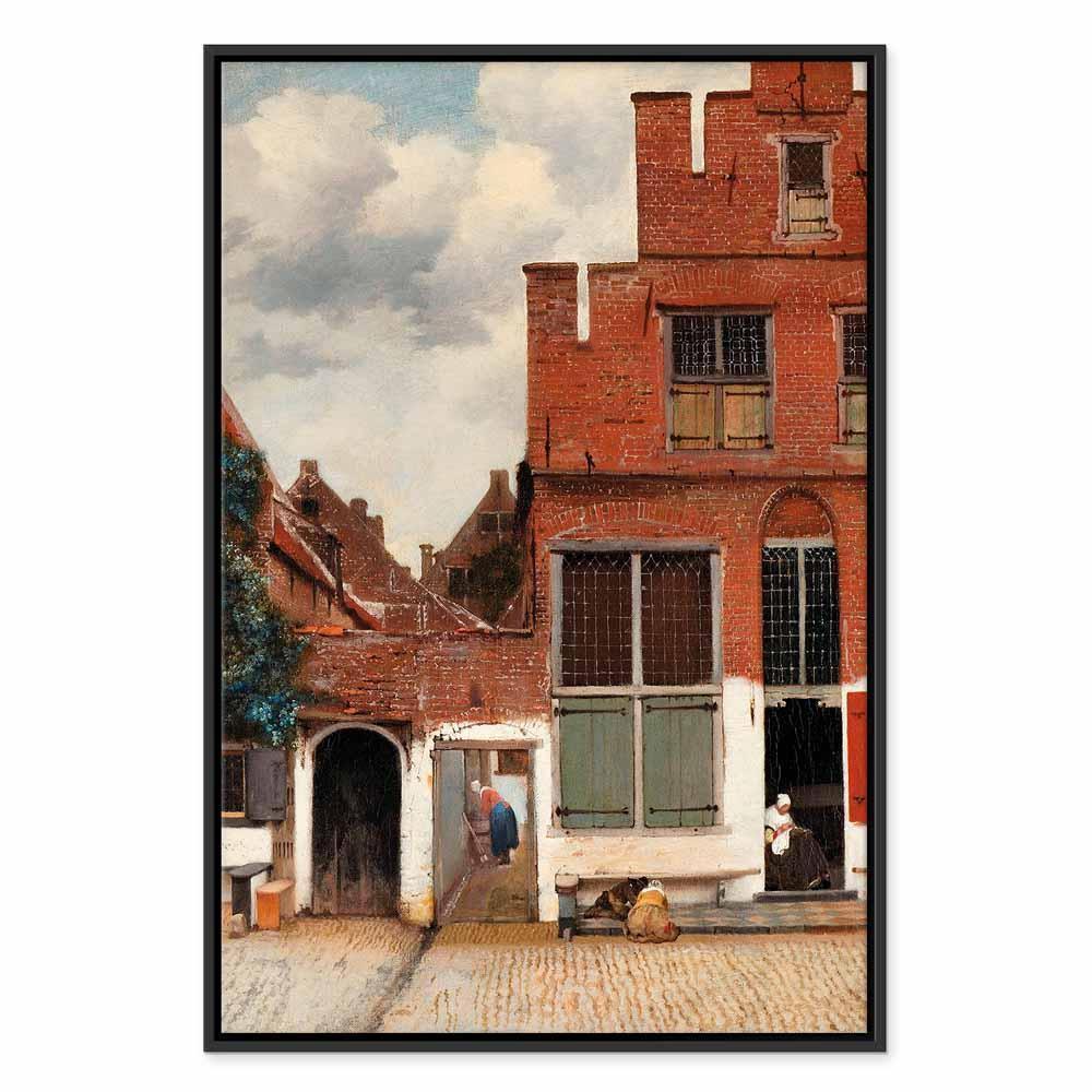 Leinwandbild - Jan Vermeer – The Little Street
