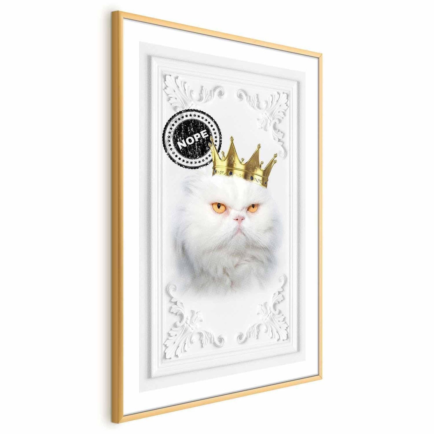 Poster - Cat King Artgeist