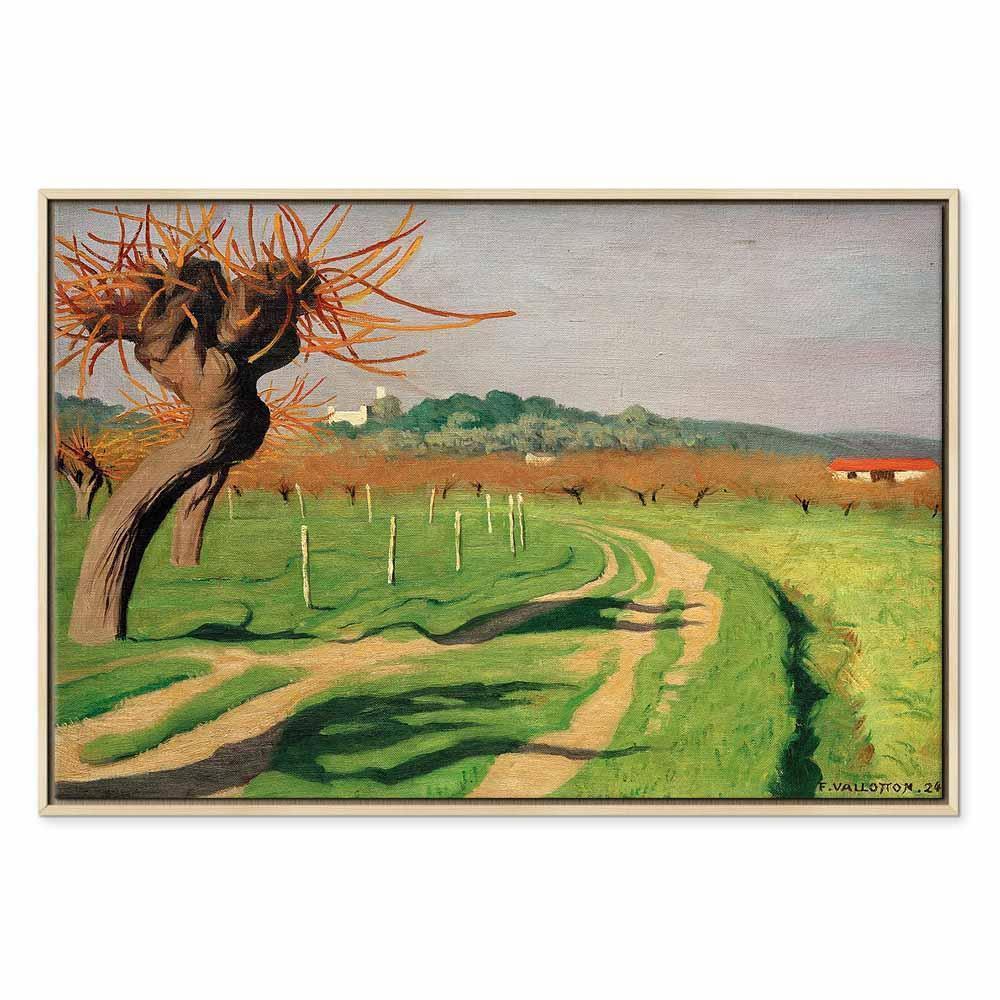 Leinwandbild - Félix Vallotton – Vallée de la Cagne
