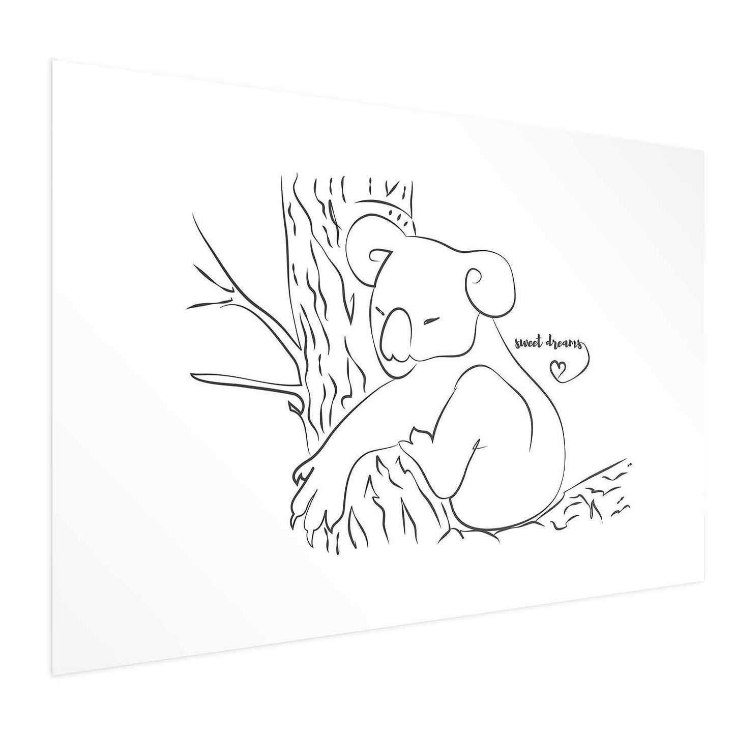 Poster - Sleeping Koala Artgeist