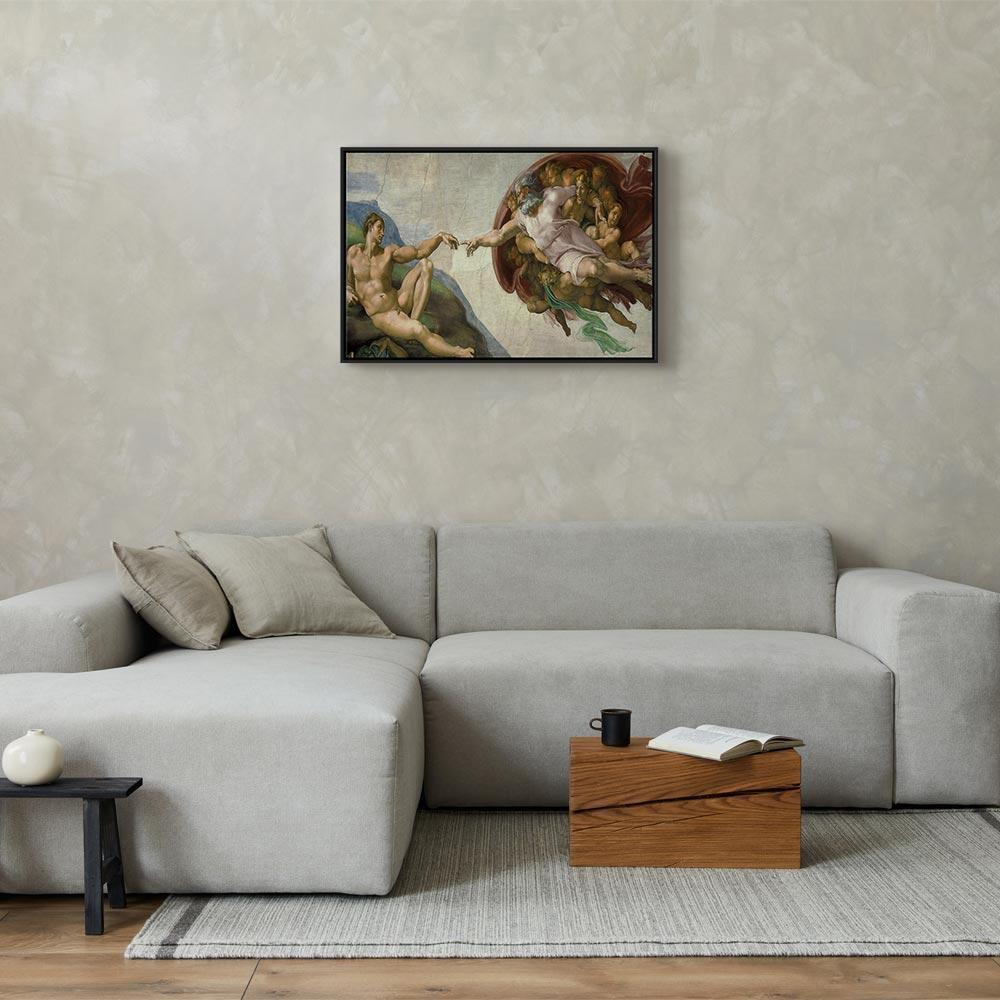 Leinwandbild - Michelangelo – The Creation of Adam II