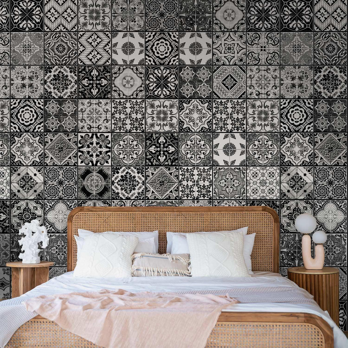 Tapete - Arabesque - Black& White
