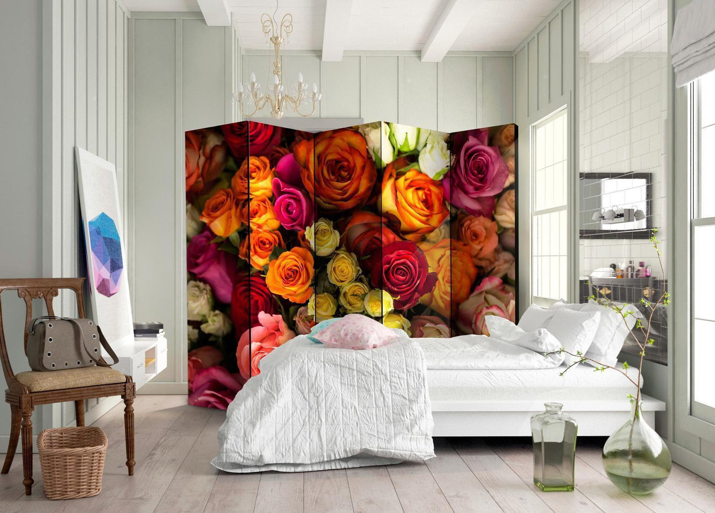 Paravent - Bouquet of Roses II Artgeist