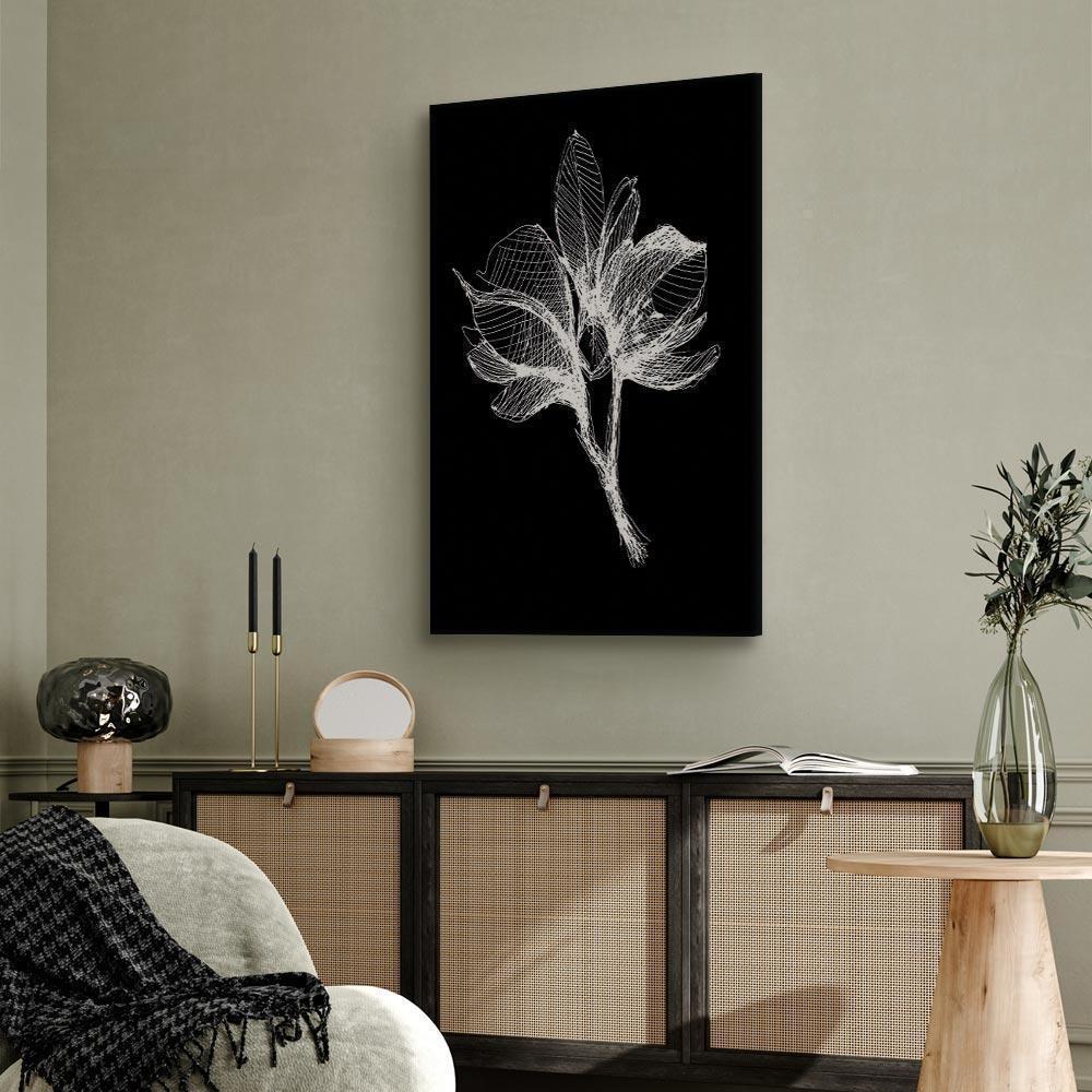 Leinwandbild - Night Flower (1 Part) Vertical