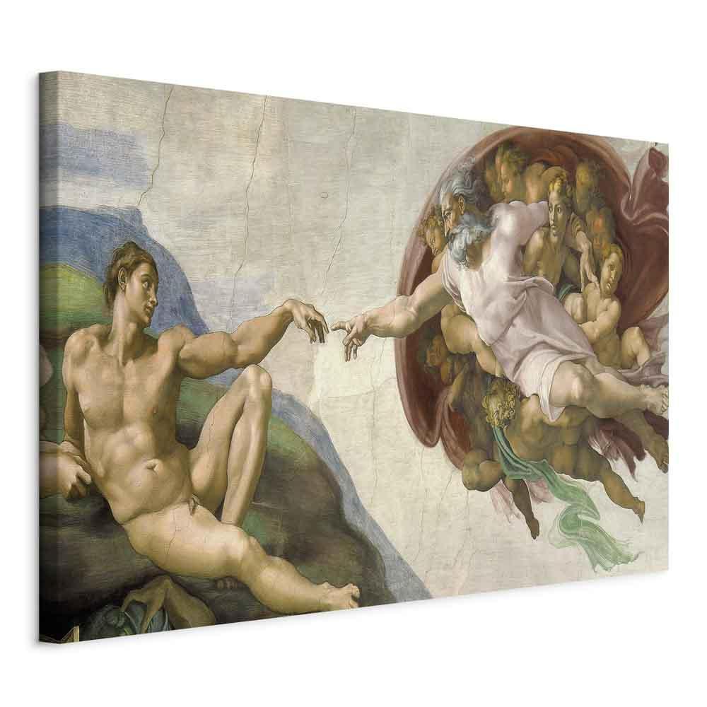 Leinwandbild - Michelangelo – The Creation of Adam II