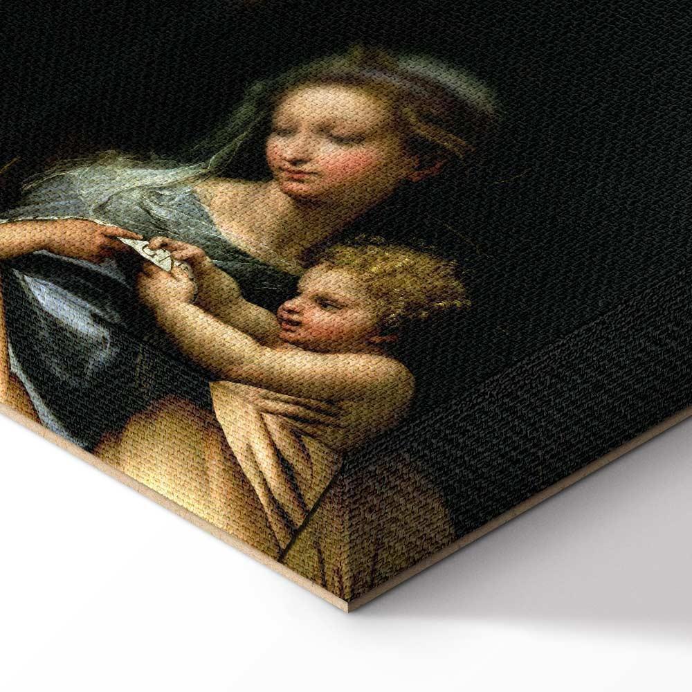 Leinwandbild - Rafael Santi – The Virgin of the Rose