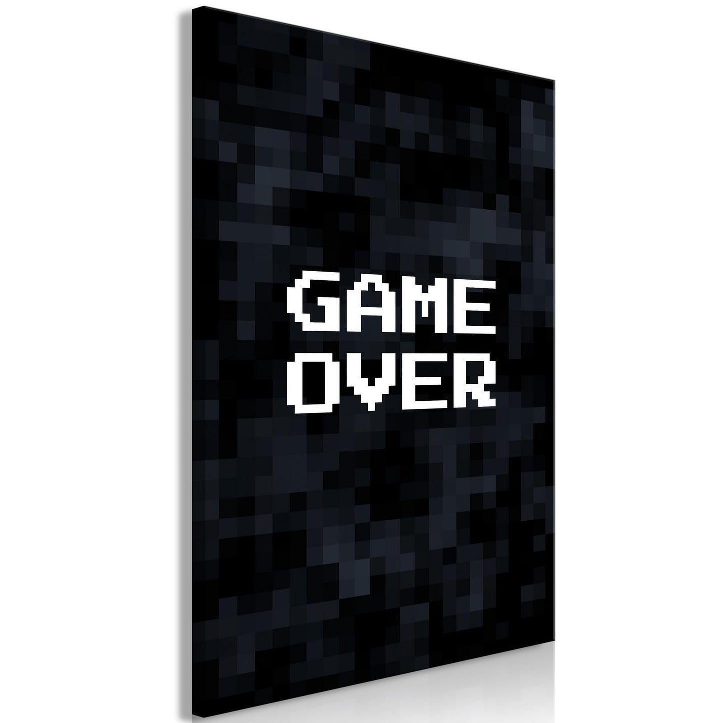 Leinwandbild - Pixel Game Over Artgeist
