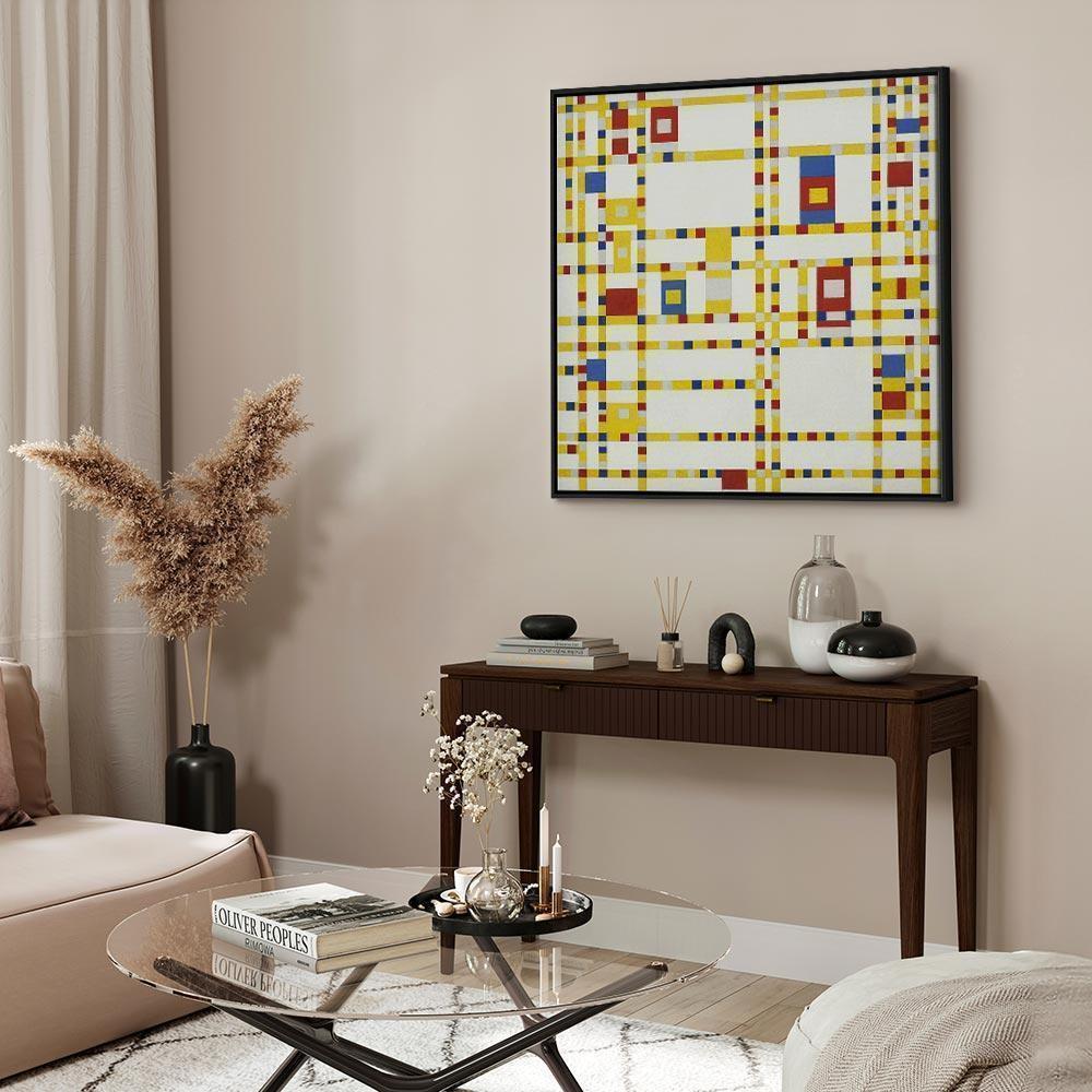 Leinwandbild - Piet Mondrian – Broadway Boogie Woogie