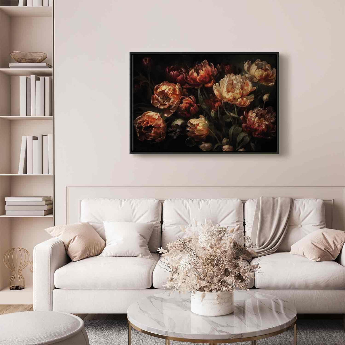 Leinwandbild - Blooming tulips