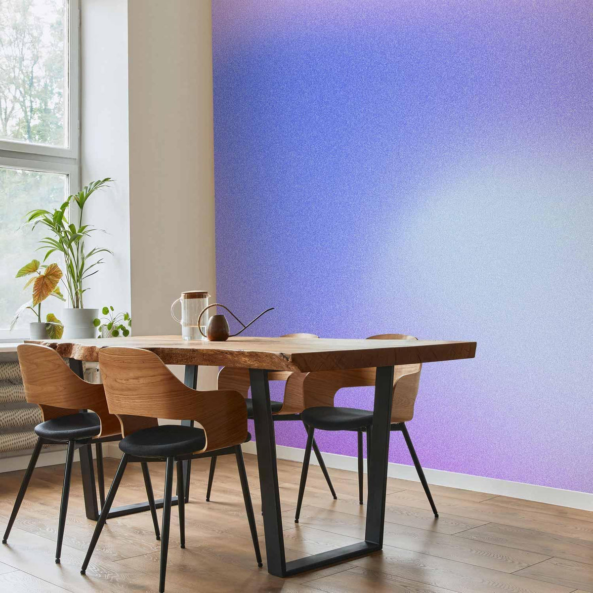 Fototapete - Heather Mist - Delicate Gradient Comprising Various Shades of Violet