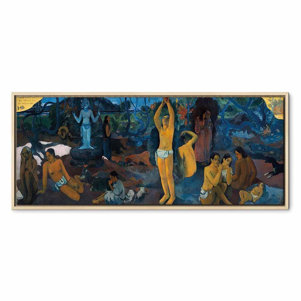 Leinwandbild - Paul Gauguin – Where Do We Come From? What Are We? Where Are We Going?