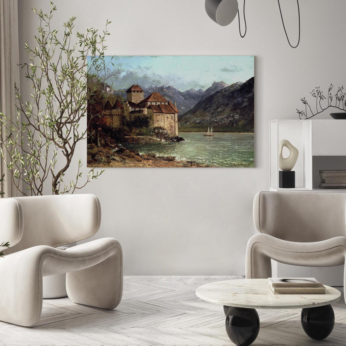 Leinwandbild - Chillon Castle Artgeist