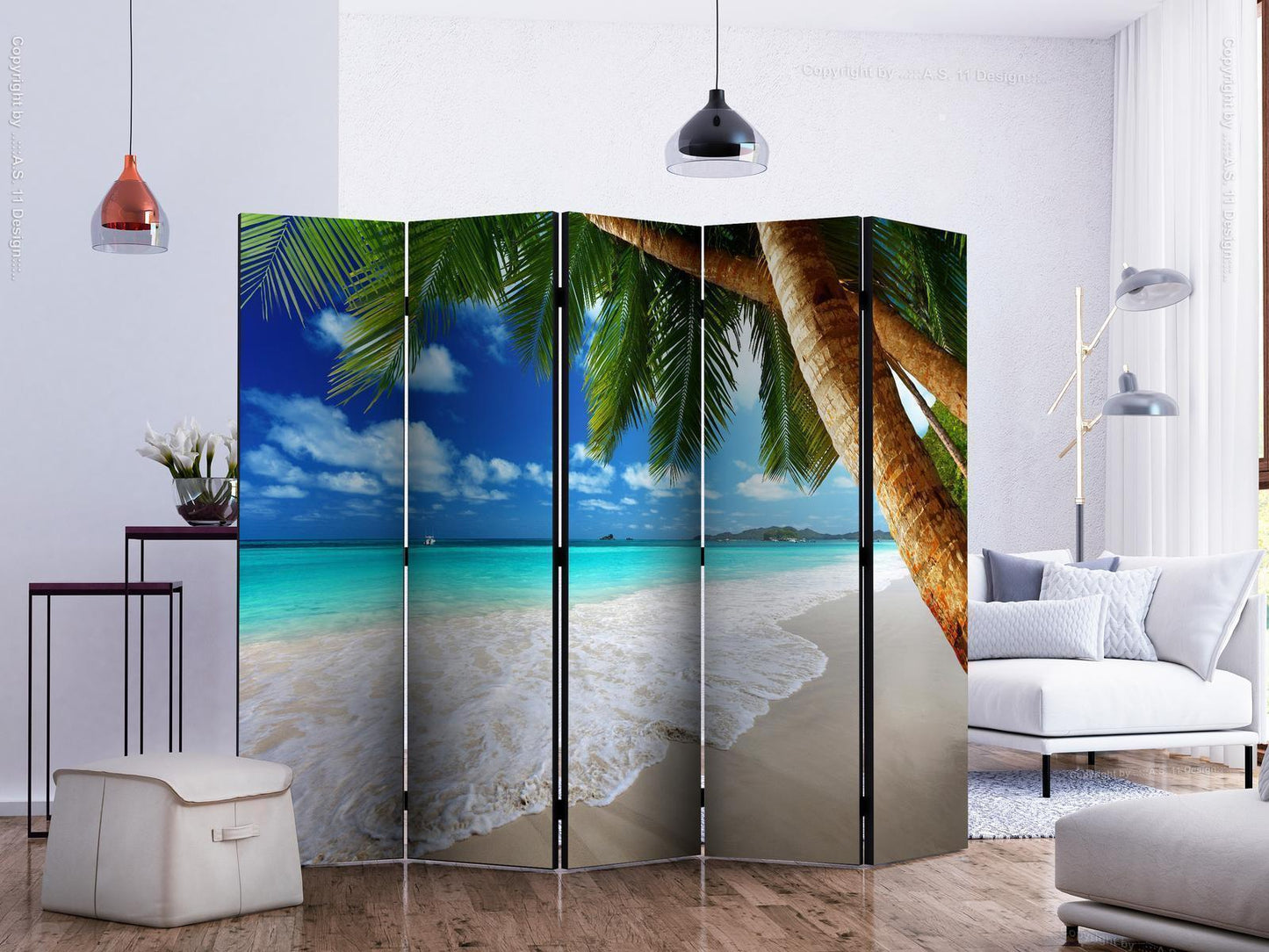 Paravent - Tropical island II Artgeist