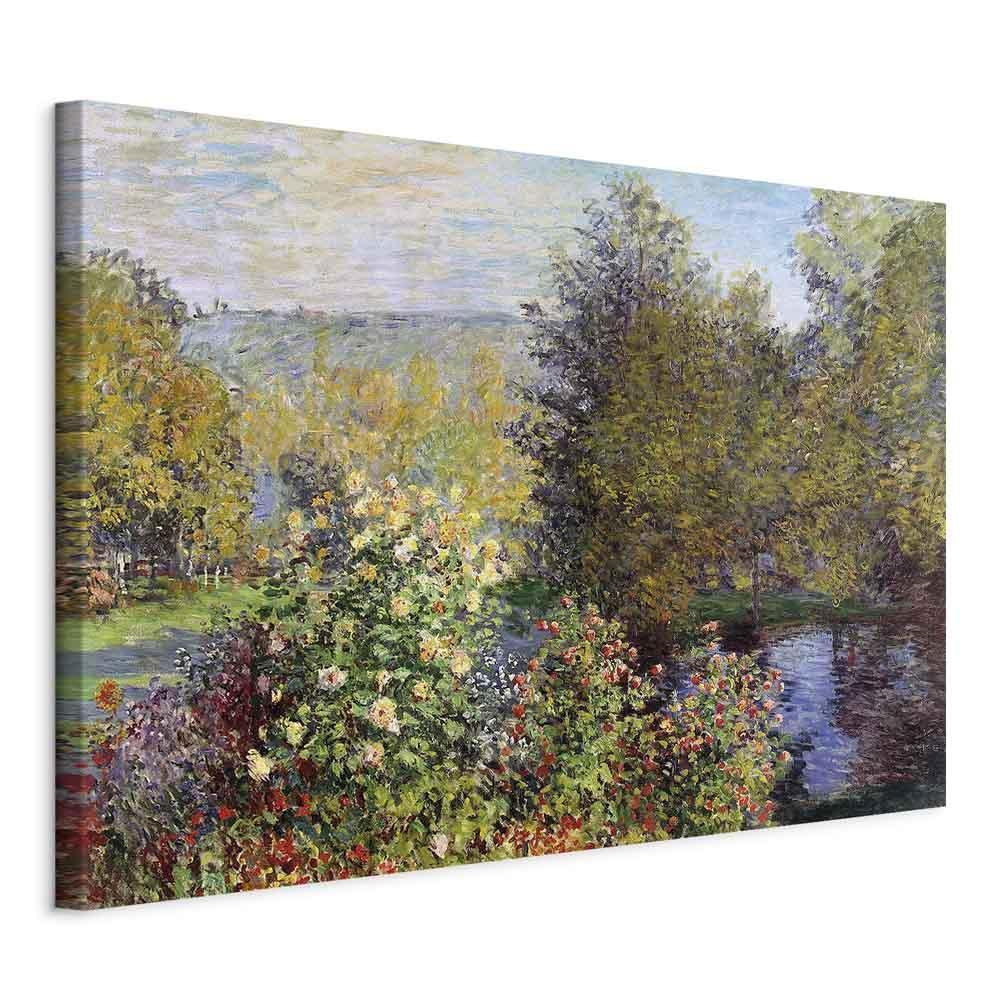 Leinwandbild - Claude Monet – Garden at Montgeron (detail)