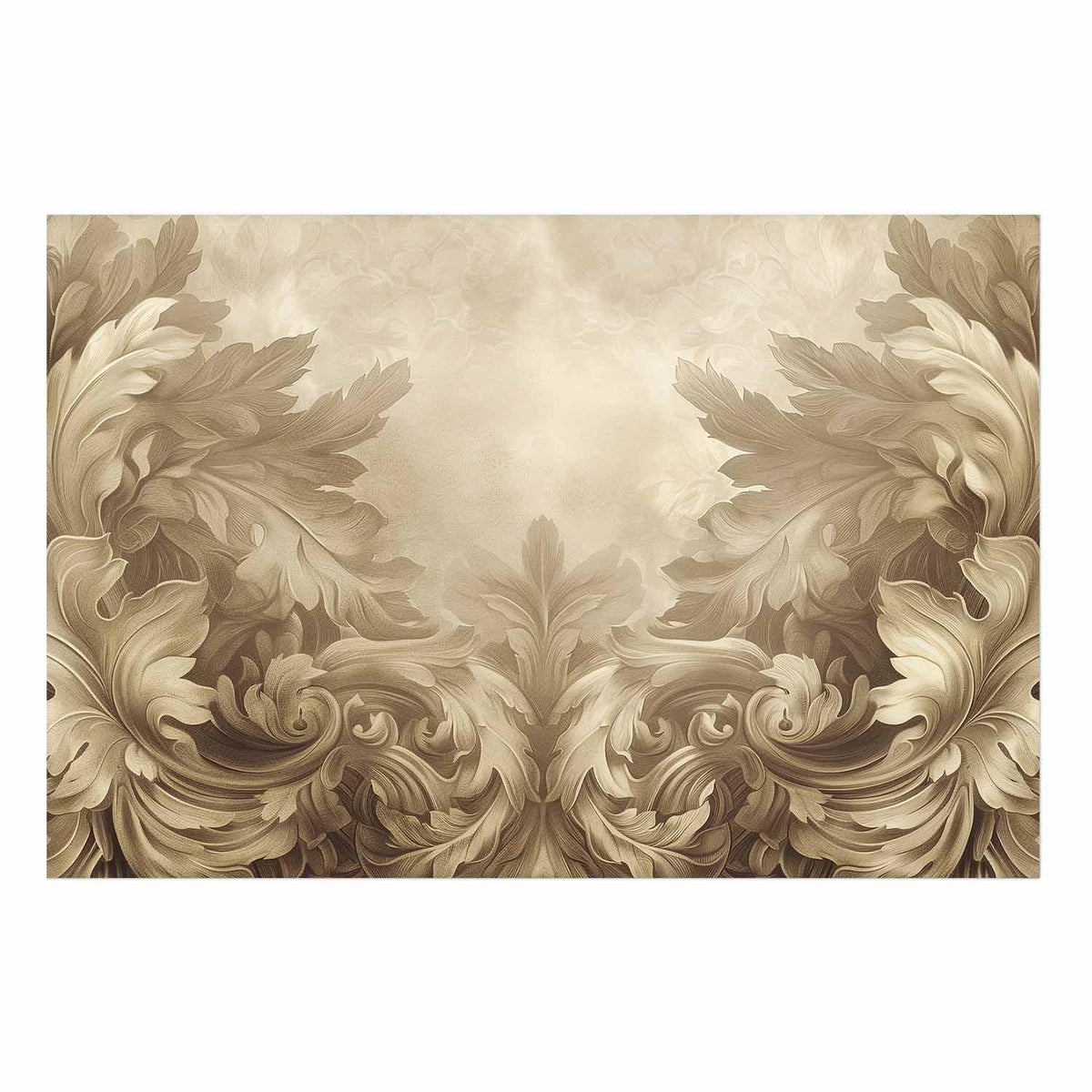 Poster - Carved Ornaments in Sepia Shades