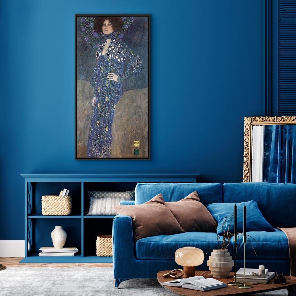 Leinwandbild - Gustav Klimt – Emilie Flöge