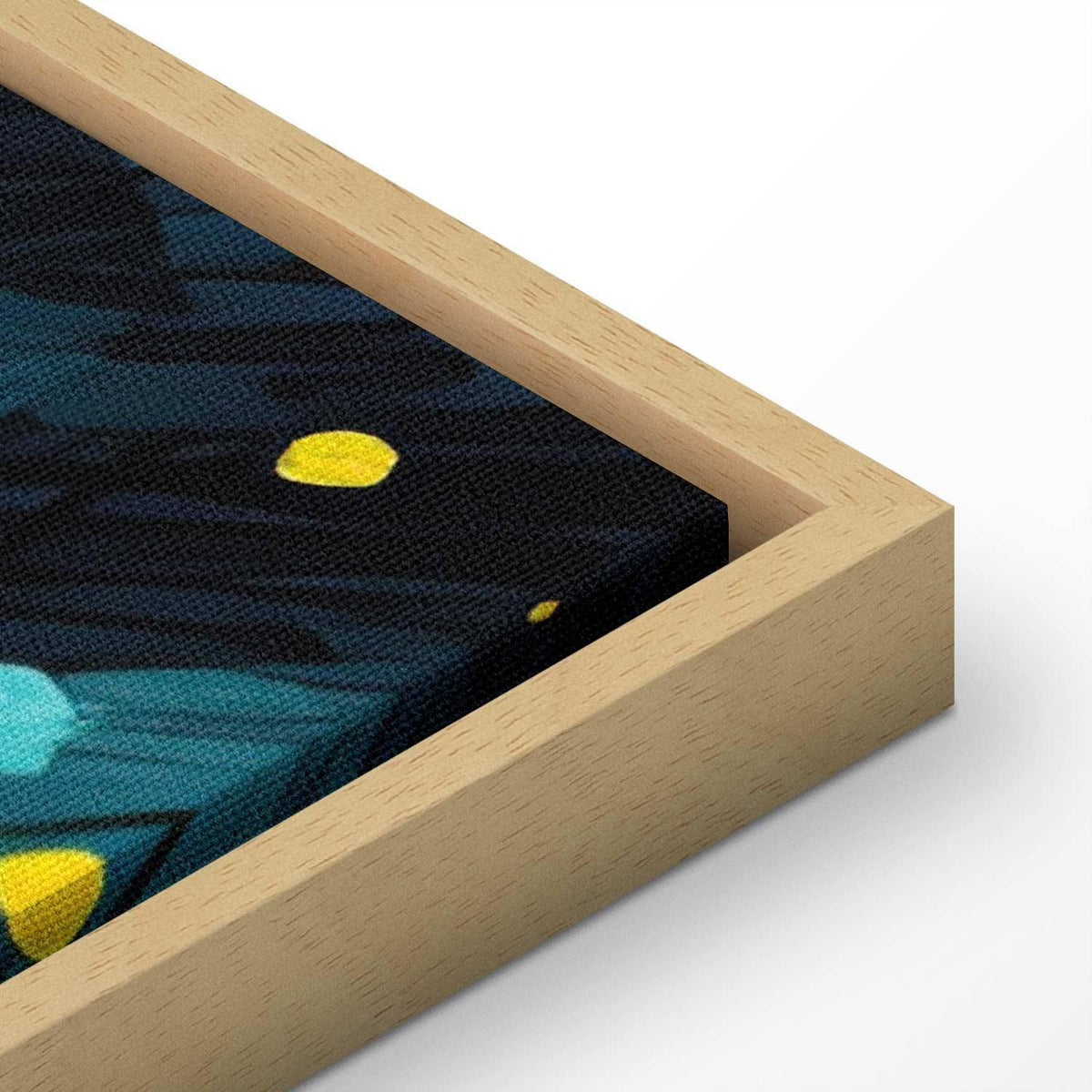 Leinwandbild - Starry night - a contemporary version of Van Gogh's night sky