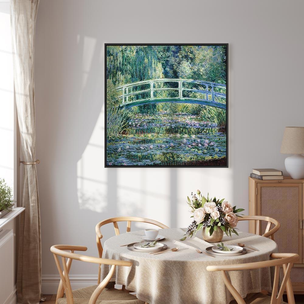 Leinwandbild - Claude Monet – Footbridge in Giverny