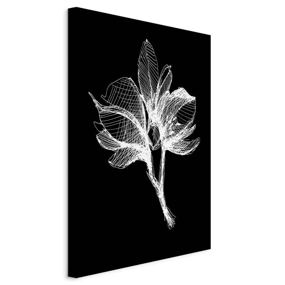 Leinwandbild - Night Flower (1 Part) Vertical