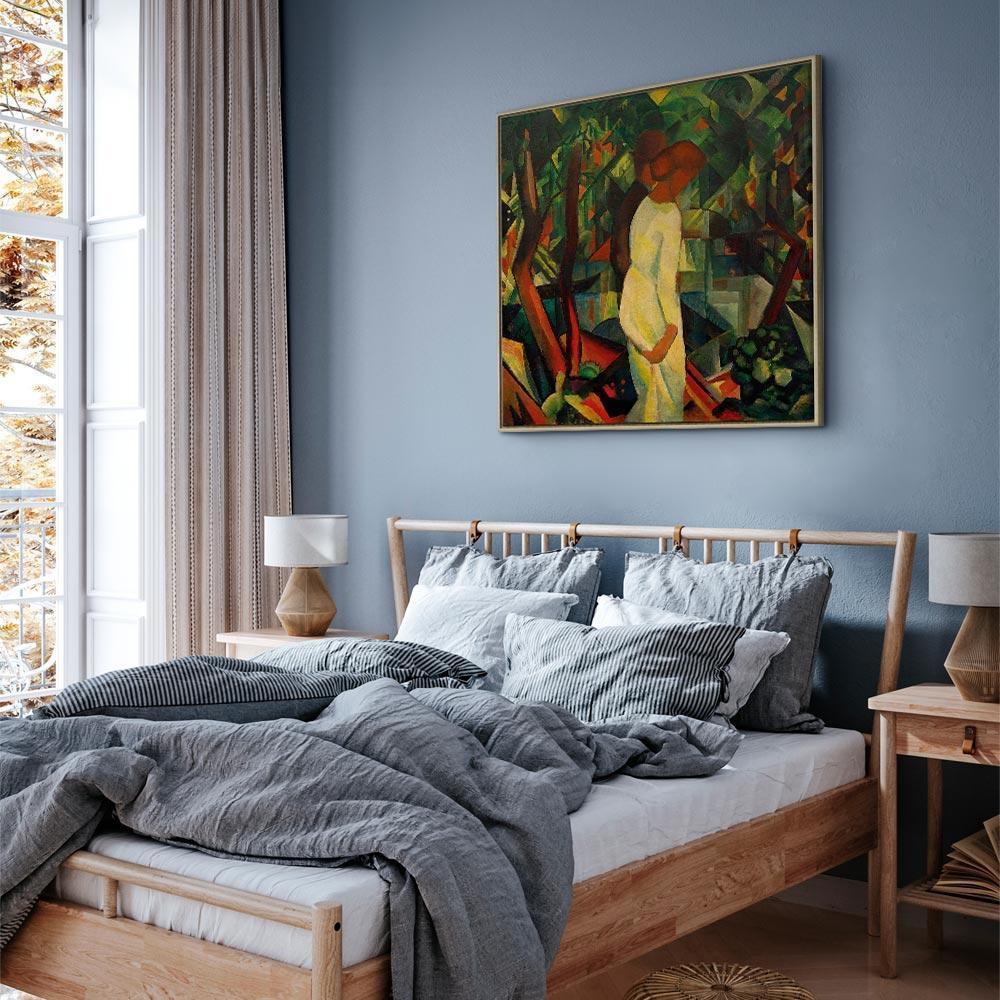 Leinwandbild - August Macke – Paar im Wald