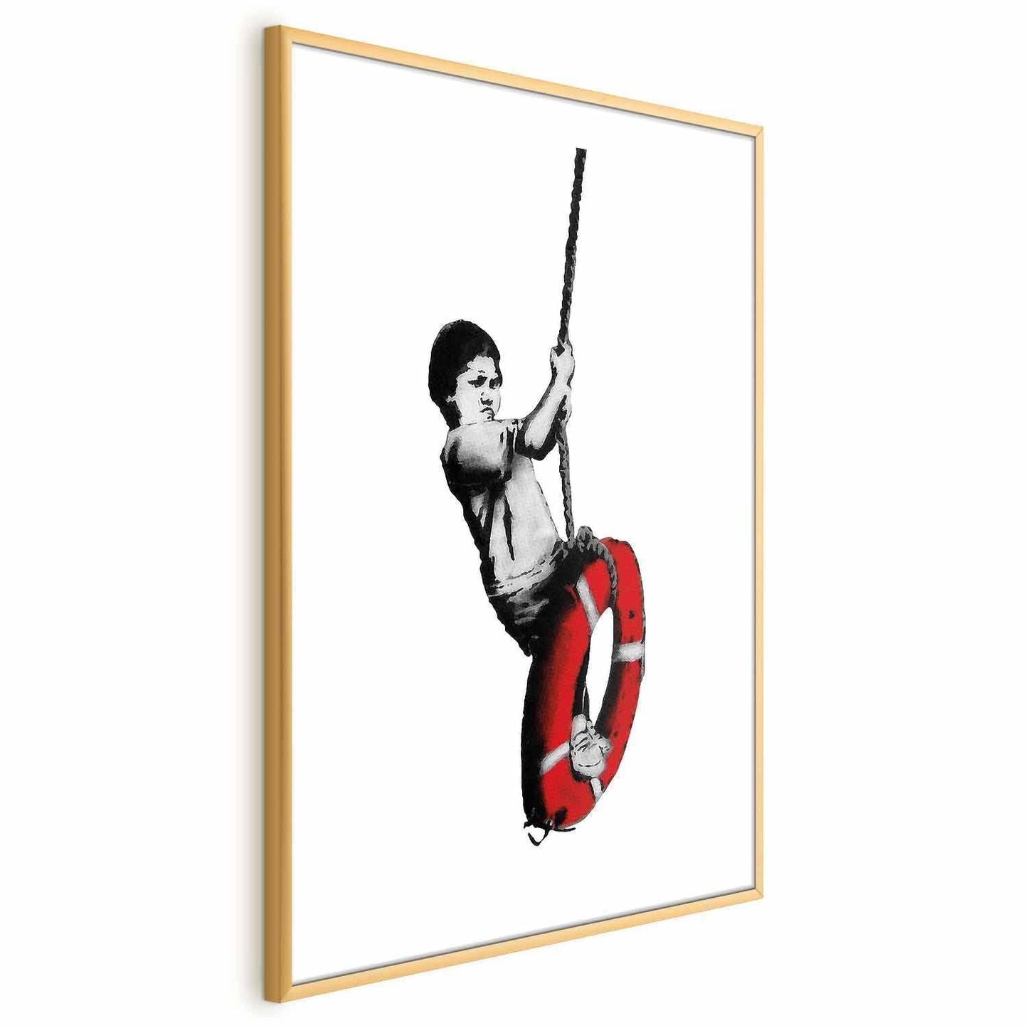 Poster - Banksy: Boy on a Rope Artgeist